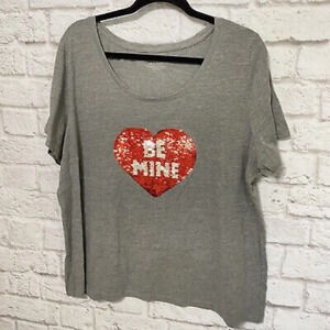 Lane Bryant “Be Mine/No Way” Graphic Tee Size 22/24